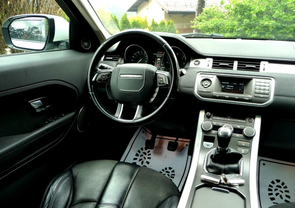 Land Rover Range Rover Evoque cena 59900 przebieg: 273000, rok produkcji 2012 z Ząbkowice Śląskie małe 631